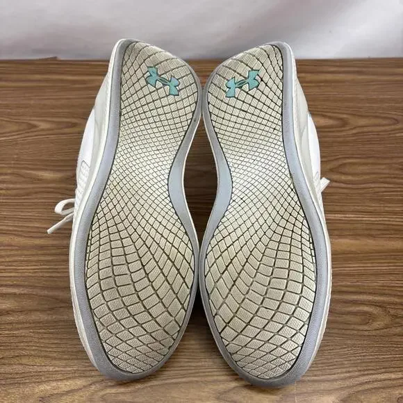 Under Armour Charged Aurora 2 White Radial Turquoise Women's Size 8 - Picture 7 of 13
